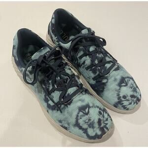 Nobull Ripstop Teal Tie Dye Runners Shoes All Day Women's 9.5 Mens 8 Sneakers